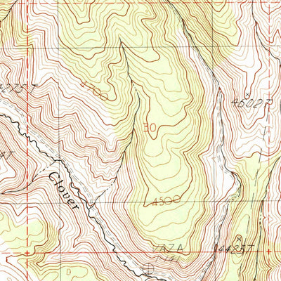 United States Geological Survey Clover Creek Ranch, OR (1990, 24000-Scale) digital map
