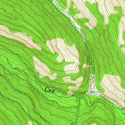 United States Geological Survey Clover Flat, OR (1964, 24000-Scale) digital map