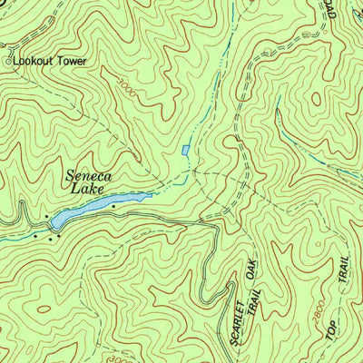 United States Geological Survey Clover Lick, WV (1977, 24000-Scale) digital map