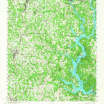 United States Geological Survey Clover, SC-NC (1947, 62500-Scale) digital map