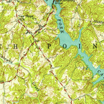 United States Geological Survey Clover, SC-NC (1949, 62500-Scale) digital map