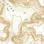 United States Geological Survey Clover Swale, OR (1971, 24000-Scale) digital map
