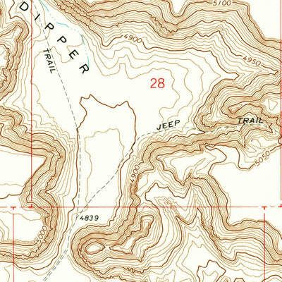 United States Geological Survey Clover Swale, OR (1971, 24000-Scale) digital map