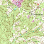 United States Geological Survey Clover, VA (1968, 24000-Scale) digital map