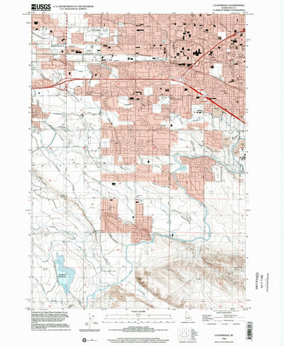 United States Geological Survey Cloverdale, ID (1998, 24000-Scale) digital map