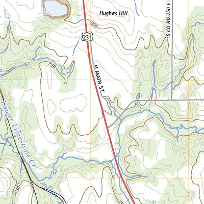 United States Geological Survey Cloverdale, IN (2022, 24000-Scale) digital map