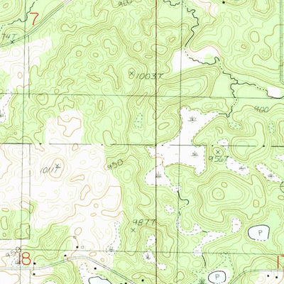 United States Geological Survey Cloverdale, MI (1982, 24000-Scale) digital map