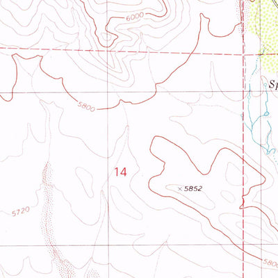 United States Geological Survey Cloverdale Ranch, NV (1980, 24000-Scale) digital map