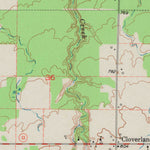 United States Geological Survey Cloverland, WI (1961, 24000-Scale) digital map