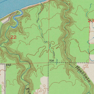 United States Geological Survey Cloverland, WI (1961, 24000-Scale) digital map