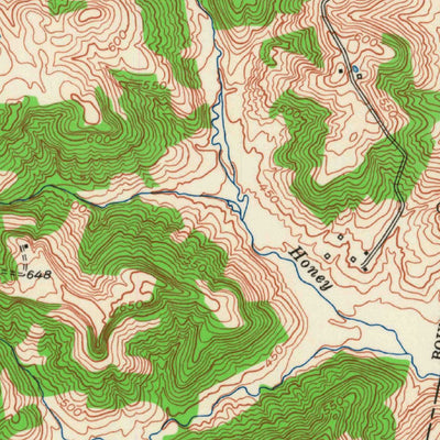 United States Geological Survey Cloverport, KY-IN (1953, 24000-Scale) digital map