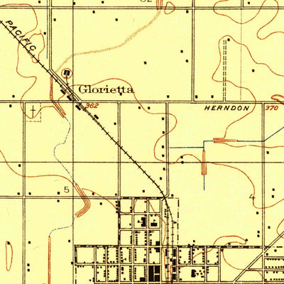 United States Geological Survey Clovis, CA (1923, 31680-Scale) digital map