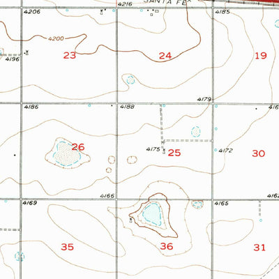 United States Geological Survey Clovis, NM-TX (1957, 62500-Scale) digital map