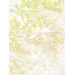 United States Geological Survey Clubfoot Creek, MT (1967, 24000-Scale) digital map