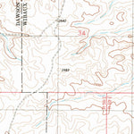 United States Geological Survey Cluster Buttes, MT (1982, 24000-Scale) digital map
