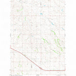 United States Geological Survey Cluster Buttes SE, MT (1982, 24000-Scale) digital map