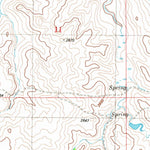 United States Geological Survey Cluster Buttes SE, MT (1982, 24000-Scale) digital map