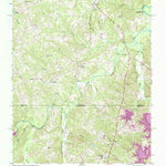 United States Geological Survey Cluster Springs, VA-NC (1968, 24000-Scale) digital map
