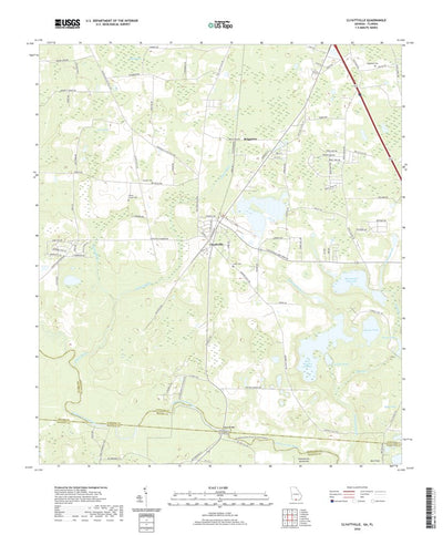 United States Geological Survey Clyattville, GA (2020, 24000-Scale) digital map