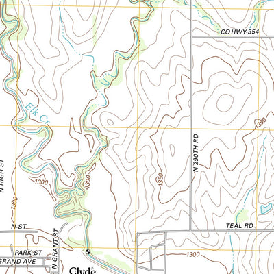 United States Geological Survey Clyde, KS (2012, 24000-Scale) digital map