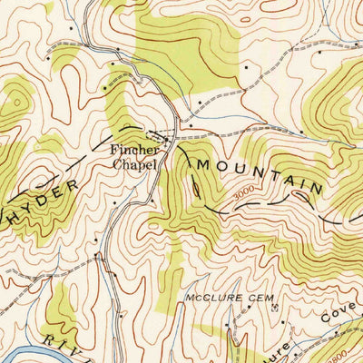 United States Geological Survey Clyde, NC (1941, 24000-Scale) digital map
