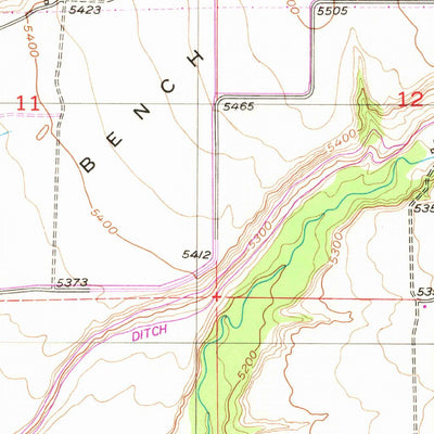 United States Geological Survey Clyde Park, MT (1951, 24000-Scale) digital map