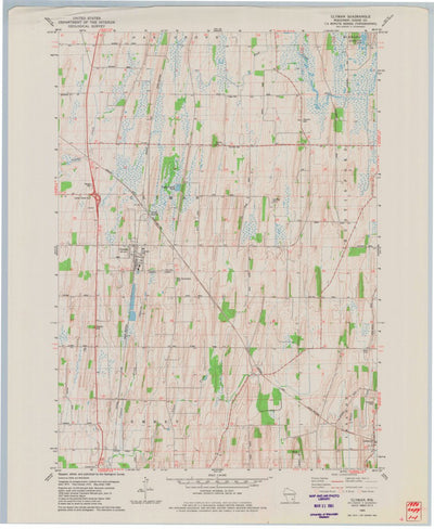 United States Geological Survey Clyman, WI (1980, 24000-Scale) digital map