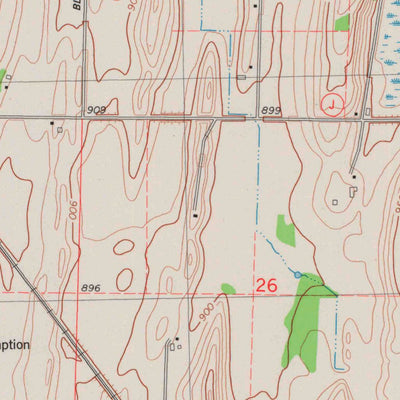 United States Geological Survey Clyman, WI (1980, 24000-Scale) digital map