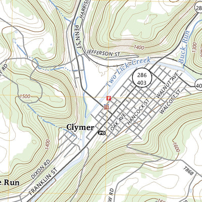 United States Geological Survey Clymer, PA (2023, 24000-Scale) digital map