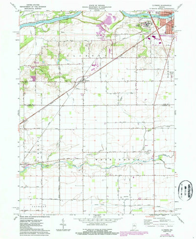 United States Geological Survey Clymers, IN (1962, 24000-Scale) digital map