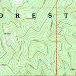United States Geological Survey Co-Op Creek, UT (1993, 24000-Scale) digital map