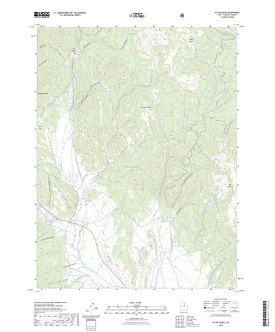 United States Geological Survey Co-op Creek, UT (2023, 24000-Scale) digital map