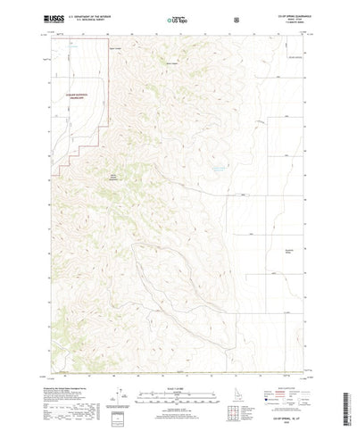 United States Geological Survey Co-op Spring, ID (2020, 24000-Scale) digital map