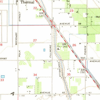 United States Geological Survey Coachella, CA (1956, 62500-Scale) digital map
