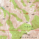 United States Geological Survey Coad Mountain, WY (1992, 24000-Scale) digital map