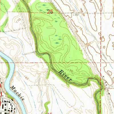 United States Geological Survey Coahoma, MS (1964, 24000-Scale) digital map