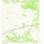 United States Geological Survey Coahoma, TX (1971, 24000-Scale) digital map