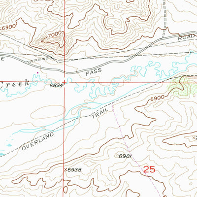 United States Geological Survey Coal Bank Basin, WY (1955, 24000-Scale) digital map