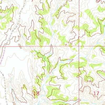 United States Geological Survey Coal Bank Creek, MT (1960, 24000-Scale) digital map