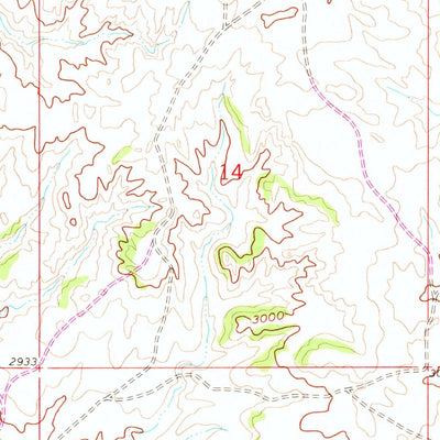 United States Geological Survey Coal Bank Creek, MT (1960, 24000-Scale) digital map