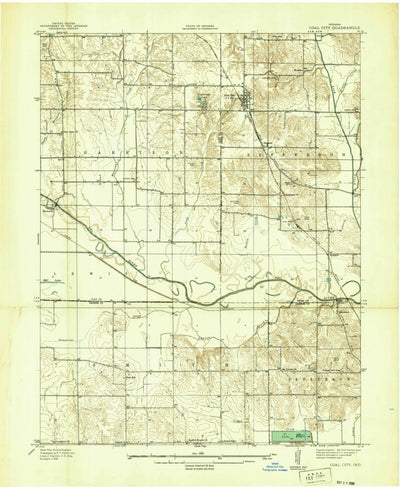 United States Geological Survey Coal City, IN (1938, 24000-Scale) digital map