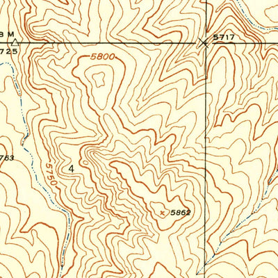 United States Geological Survey Coal Creek, CO (1939, 24000-Scale) digital map