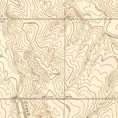 United States Geological Survey Coal Creek, CO (1942, 31680-Scale) digital map
