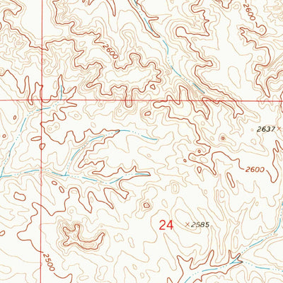 United States Geological Survey Coal Creek, MT (1967, 24000-Scale) digital map
