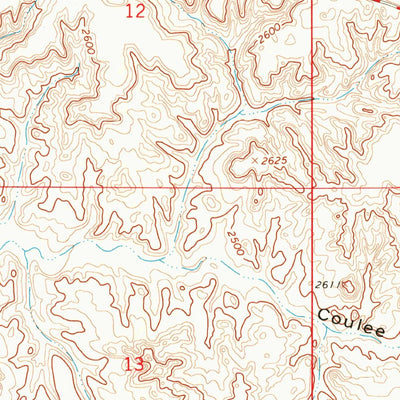 United States Geological Survey Coal Creek, MT (1967, 24000-Scale) digital map