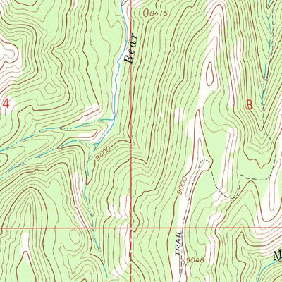 United States Geological Survey Coal Creek, WY (1967, 24000-Scale) digital map