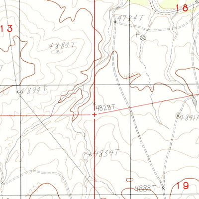 United States Geological Survey Coal Draw North, WY (1984, 24000-Scale) digital map