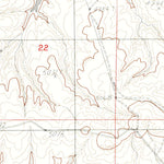 United States Geological Survey Coal Draw North, WY (1984, 24000-Scale) digital map