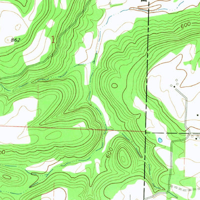 United States Geological Survey Coal Hill, AR (1961, 24000-Scale) digital map