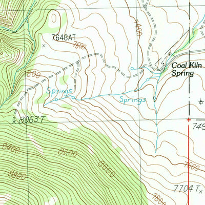 United States Geological Survey Coal Kiln Canyon, ID (1987, 24000-Scale) digital map